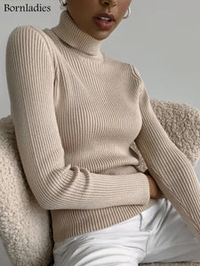 2022 Turtleneck Women Sweaters Autumn Winter Tops
