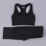 GYMS 2/3PCS Seamless Women Yoga Set Workout Sportswear Gym Clothing Fitness Long Sleeve Crop Top High Waist Leggings Sports Suit