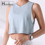 Casual Loose Fit Crop T-Shirt