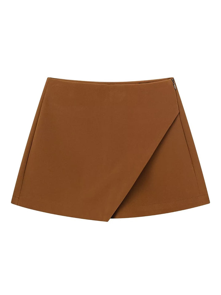 Vintage Style High-Waisted A-Line Skirt
